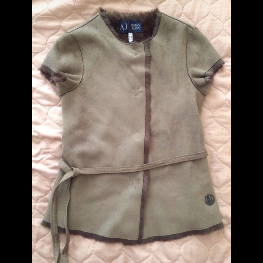 ARMANI JEANS AJ fur vest - Picture 1 of 3